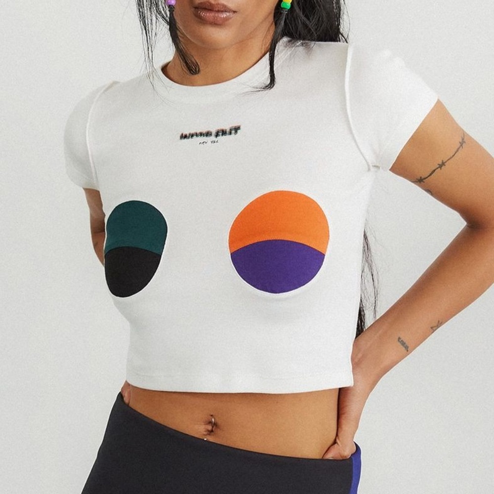 Orseund Iris Colorblocked Wonderland Crop Top